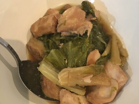 鶏肉と白菜の簡単煮物